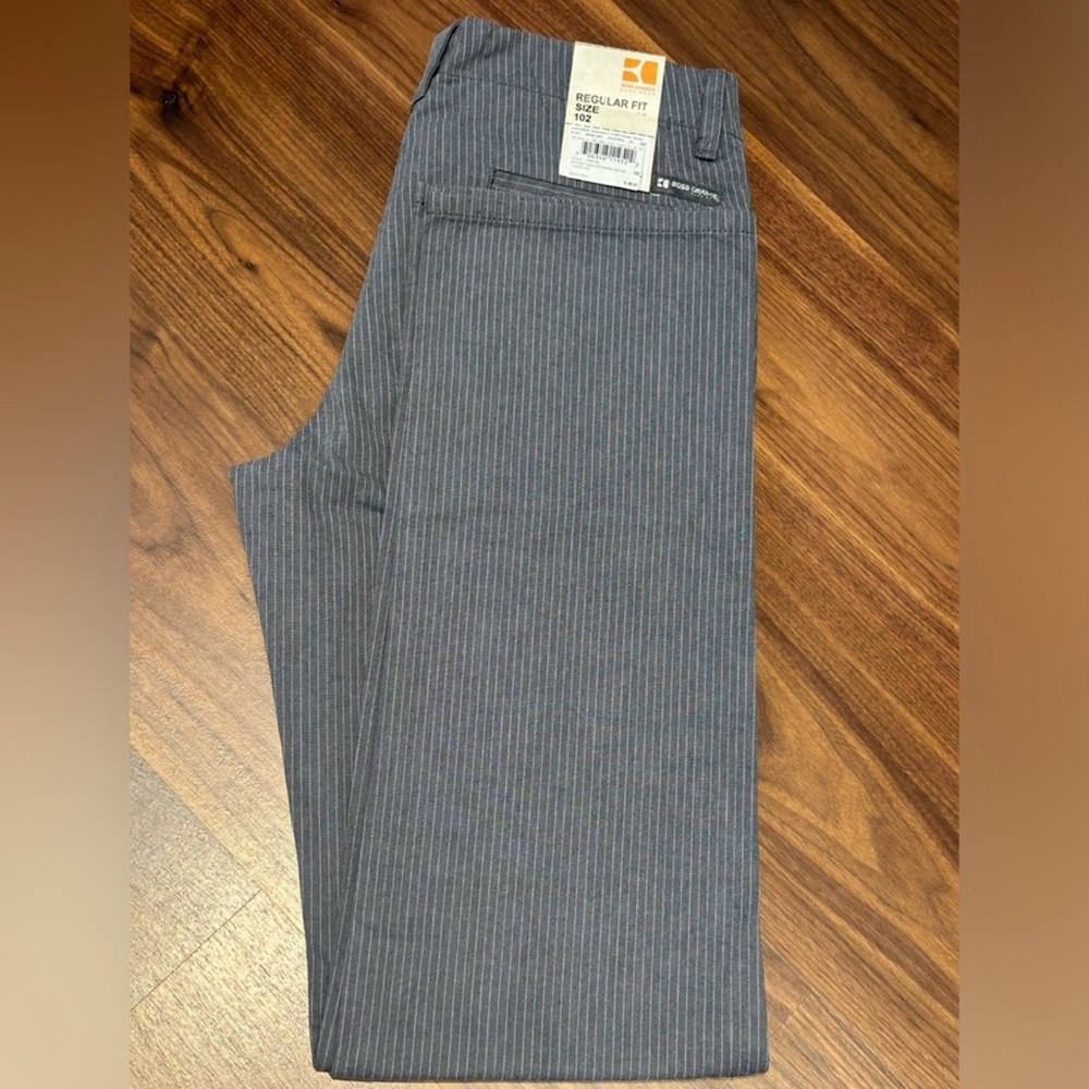 Hugo Boss Orange NWT 2 Pairs of Gray Regular Fit Trousers (Size 36L)